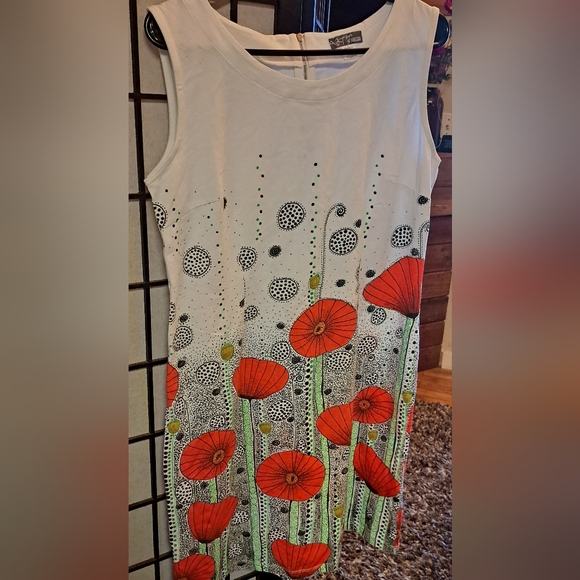 Real Life Art Dress ' Poppy Meadow' - Picture 6 of 11